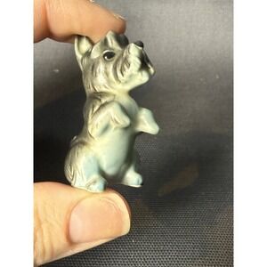 Vintage Porcelain Scottie Dog Trinket Figure Miniature Maximalist